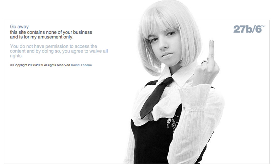 Message de bienvenue