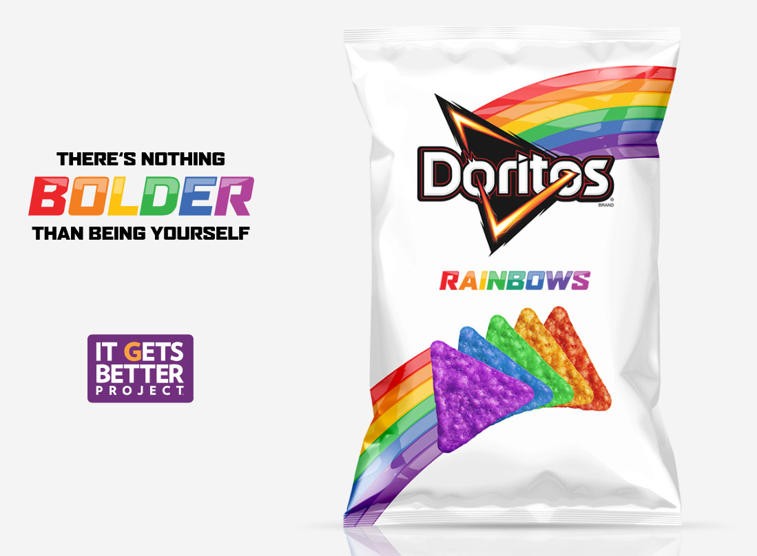 Rainbow Doritos