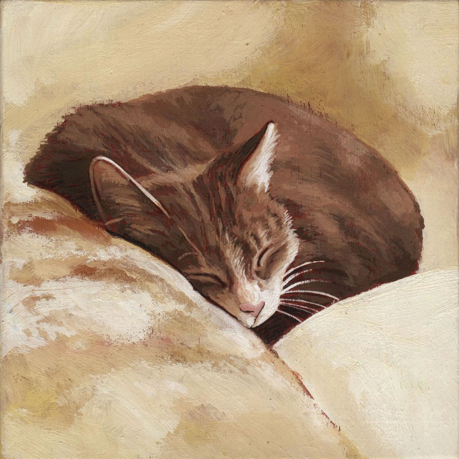 Chats peints