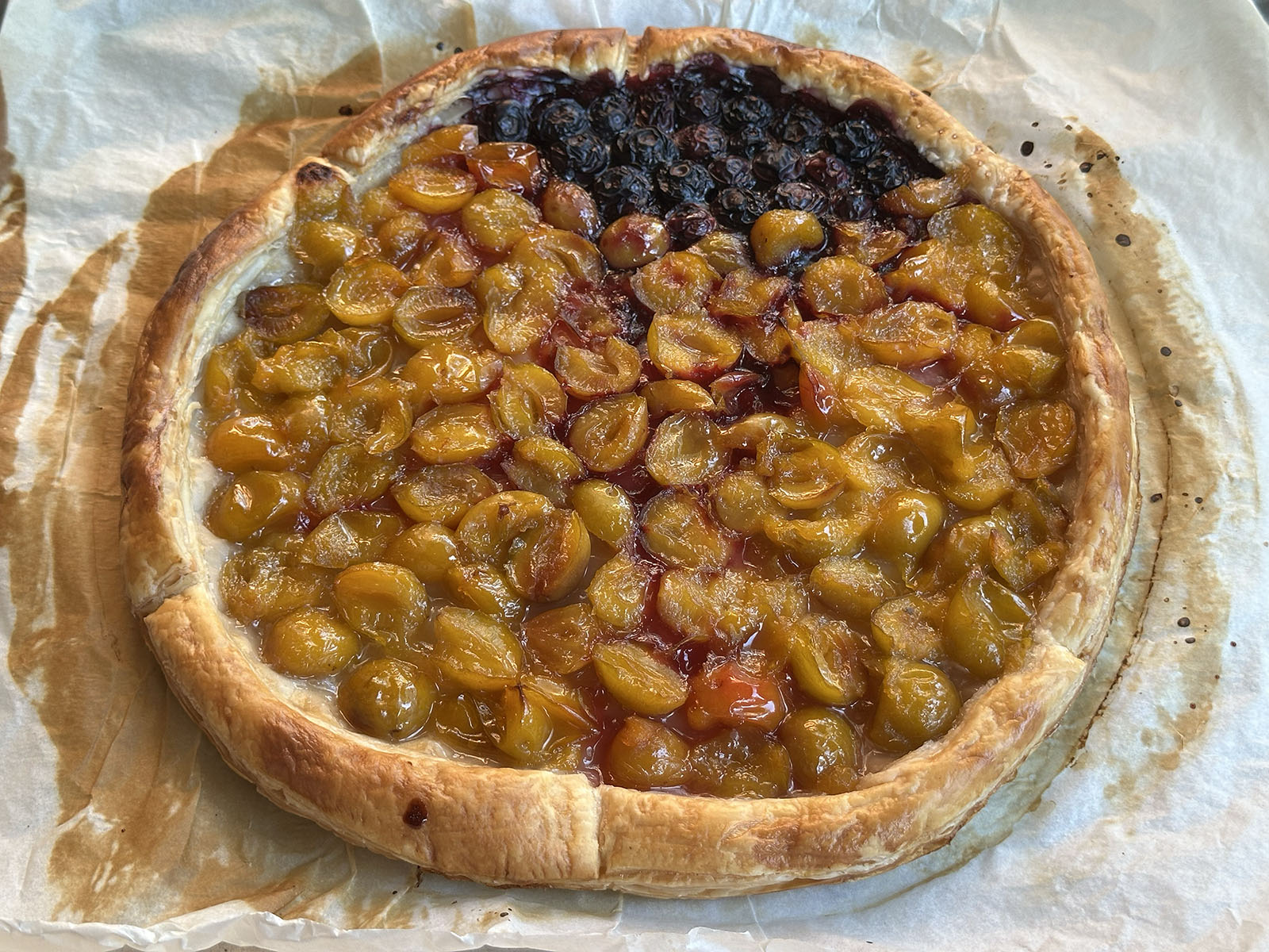 Tarte aux mirabelles