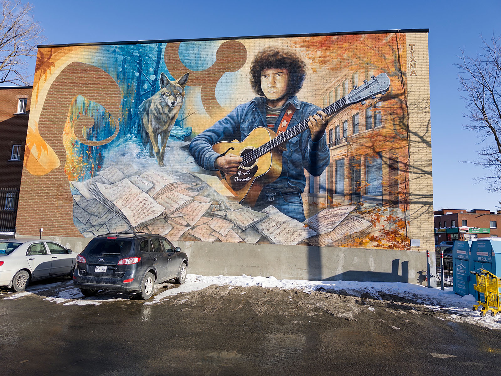 Murale Robert Charlebois, Montréal