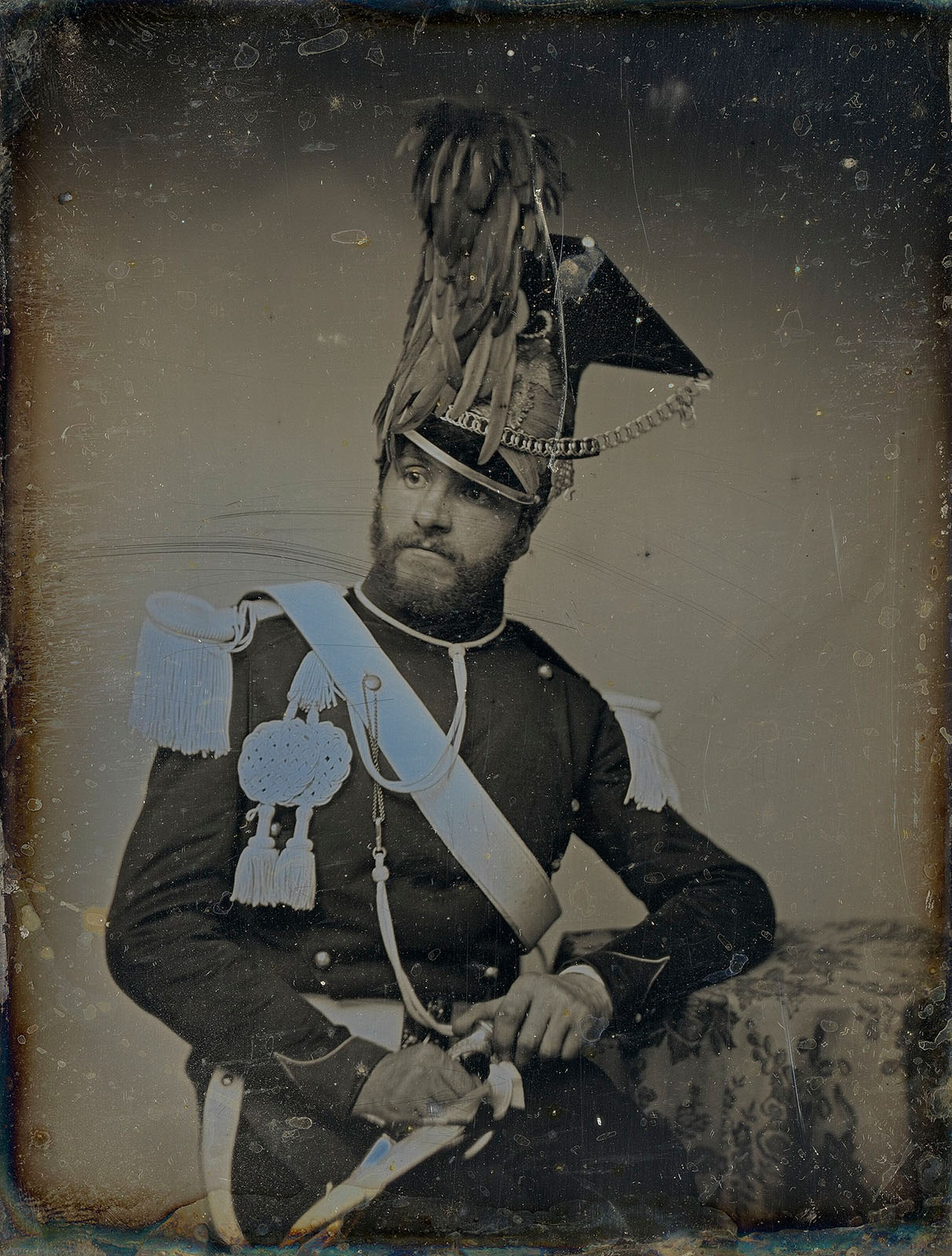 Capitaine des lanciers de la Garde nationale, 1848.