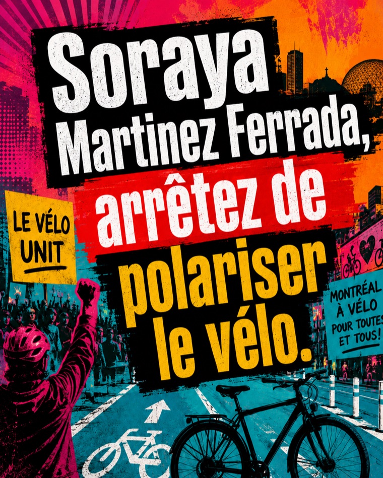 Soraya Martinez-Ferrada, arrêtez de polariser le vélo